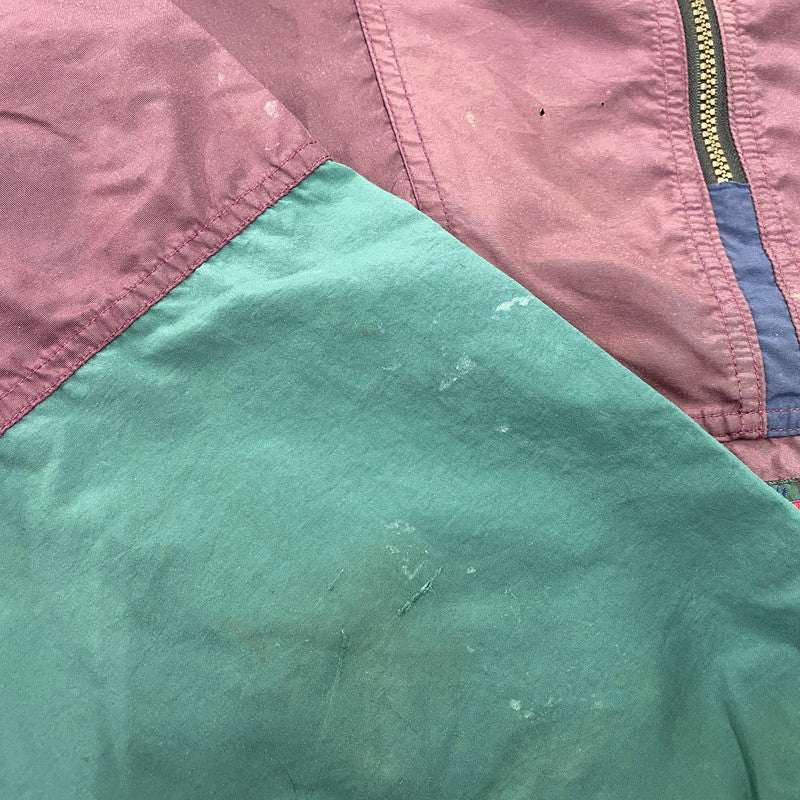 【現状渡し品】【メンズ】 L.L.Bean エルエルビーン NYLON ANORAK JACKET ナイロン アノラック ジャケット USA製 三角タグ 146-260524-as-28-izu カラー：ワインレッド 万代Net店