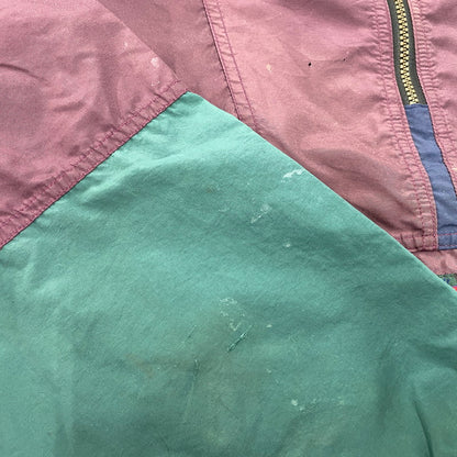 【現状渡し品】【メンズ】 L.L.Bean エルエルビーン NYLON ANORAK JACKET ナイロン アノラック ジャケット USA製 三角タグ 146-260524-as-28-izu カラー：ワインレッド 万代Net店