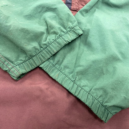 【現状渡し品】【メンズ】 L.L.Bean エルエルビーン NYLON ANORAK JACKET ナイロン アノラック ジャケット USA製 三角タグ 146-260524-as-28-izu カラー：ワインレッド 万代Net店