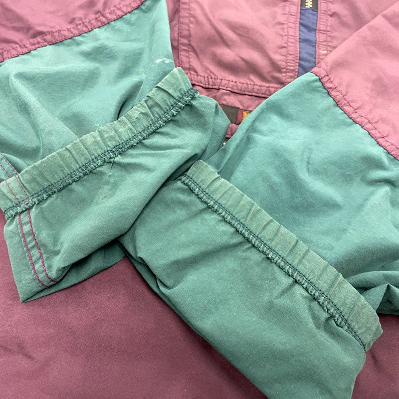 【現状渡し品】【メンズ】 L.L.Bean エルエルビーン NYLON ANORAK JACKET ナイロン アノラック ジャケット USA製 三角タグ 146-260524-as-28-izu カラー：ワインレッド 万代Net店