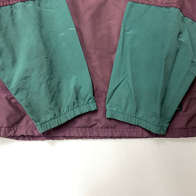 【現状渡し品】【メンズ】 L.L.Bean エルエルビーン NYLON ANORAK JACKET ナイロン アノラック ジャケット USA製 三角タグ 146-260524-as-28-izu カラー：ワインレッド 万代Net店