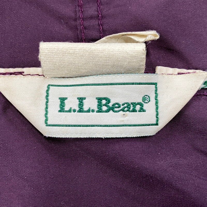 【現状渡し品】【メンズ】 L.L.Bean エルエルビーン NYLON ANORAK JACKET ナイロン アノラック ジャケット USA製 三角タグ 146-260524-as-28-izu カラー：ワインレッド 万代Net店