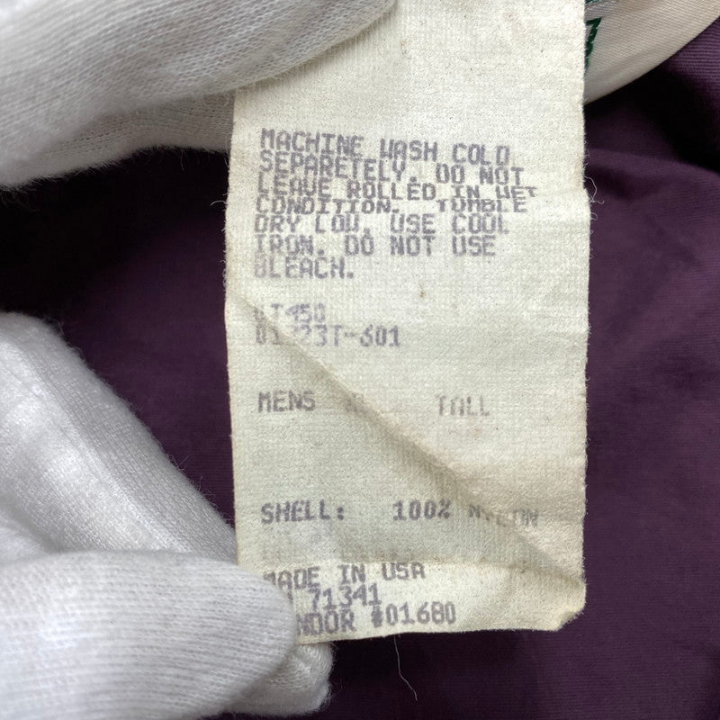【現状渡し品】【メンズ】 L.L.Bean エルエルビーン NYLON ANORAK JACKET ナイロン アノラック ジャケット USA製 三角タグ 146-260524-as-28-izu カラー：ワインレッド 万代Net店
