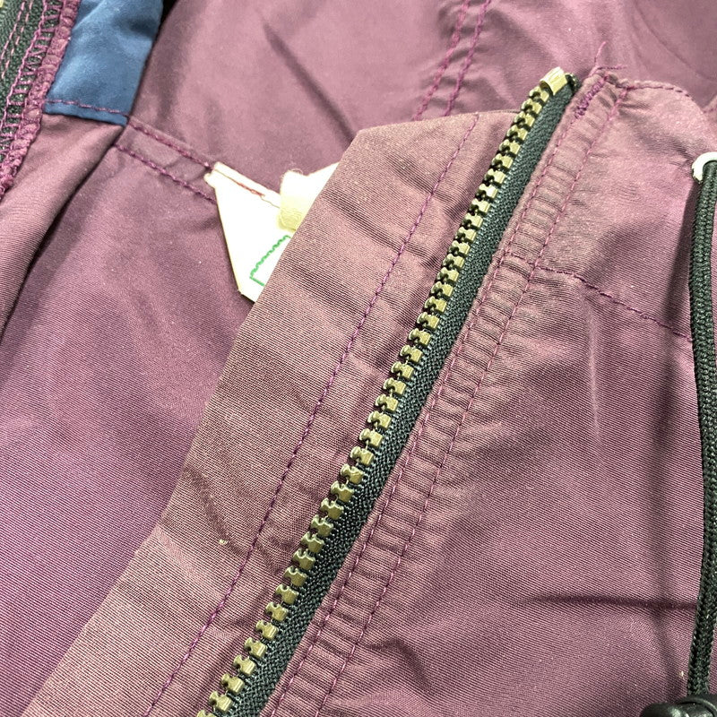 【現状渡し品】【メンズ】 L.L.Bean エルエルビーン NYLON ANORAK JACKET ナイロン アノラック ジャケット USA製 三角タグ 146-260524-as-28-izu カラー：ワインレッド 万代Net店