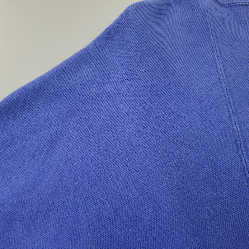 【中古品】【メンズ】 Champion チャンピオン REVERSE WEAVE RAGLAN MOCKNECK POCKET SWEATSHIRT リバースウィーブ ラグラン モックネック ポケット スウェット USA製 刺繍タグ 目無し 146-260512-as-20-izu サイズ：XL カラー：ブルー 万代Net店