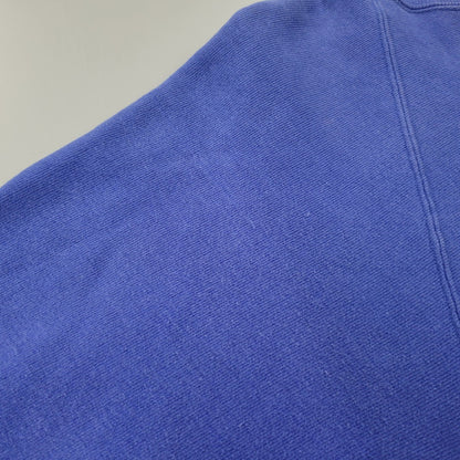 【中古品】【メンズ】 Champion チャンピオン REVERSE WEAVE RAGLAN MOCKNECK POCKET SWEATSHIRT リバースウィーブ ラグラン モックネック ポケット スウェット USA製 刺繍タグ 目無し 146-260512-as-20-izu サイズ：XL カラー：ブルー 万代Net店