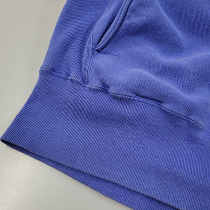 【中古品】【メンズ】 Champion チャンピオン REVERSE WEAVE RAGLAN MOCKNECK POCKET SWEATSHIRT リバースウィーブ ラグラン モックネック ポケット スウェット USA製 刺繍タグ 目無し 146-260512-as-20-izu サイズ：XL カラー：ブルー 万代Net店