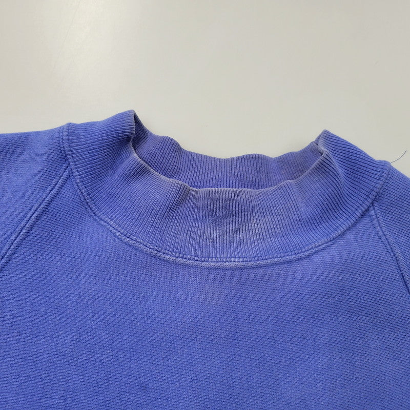 【中古品】【メンズ】 Champion チャンピオン REVERSE WEAVE RAGLAN MOCKNECK POCKET SWEATSHIRT リバースウィーブ ラグラン モックネック ポケット スウェット USA製 刺繍タグ 目無し 146-260512-as-20-izu サイズ：XL カラー：ブルー 万代Net店