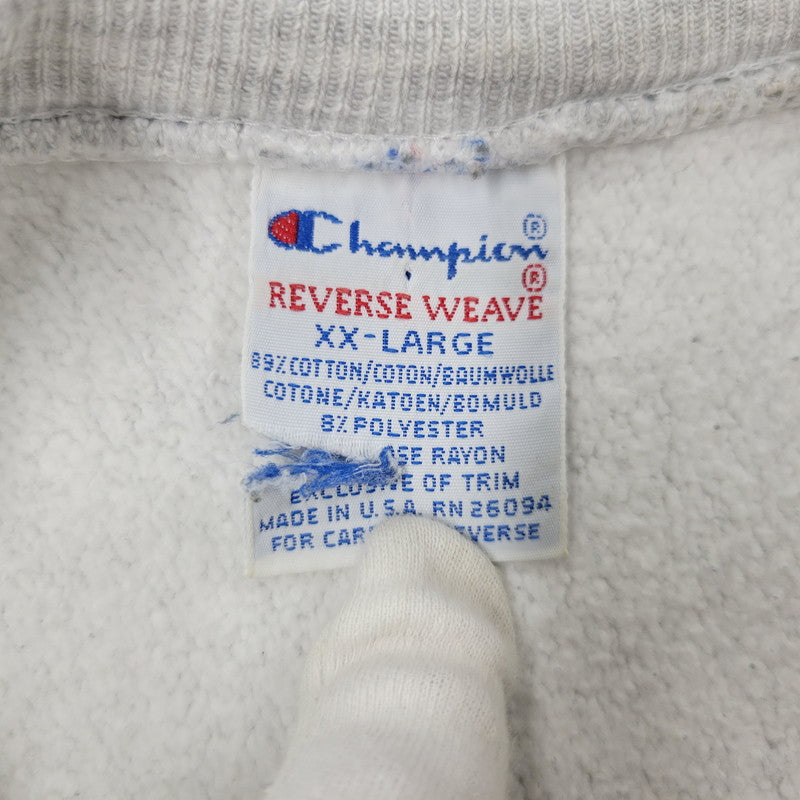 【現状渡し品】【メンズ】 Champion チャンピオン REVERSE WEAVE SWEAT リバースウィーブ スウェット USA製 刺繍タグ トレーナー 長袖 トップス 146-260512-as-19-izu サイズ：XXL カラー：グレー 万代Net店