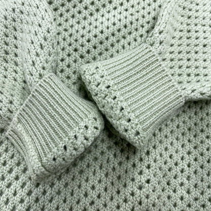 【中古品】【メンズ】 TTT_MSW ティー WOOL PULLOVER KNIT TTT-2021AW-KT05 ウール プルオーバー ニット 142-260524-as-23-izu サイズ：F カラー：ライトグリーン 万代Net店