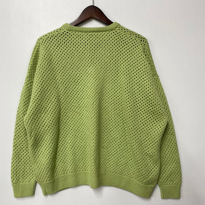 【中古品】【メンズ】 TTT_MSW ティー WOOL PULLOVER KNIT TTT-2021AW-KT05 ウール プルオーバー ニット 142-260524-as-23-izu サイズ：F カラー：ライトグリーン 万代Net店