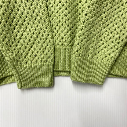 【中古品】【メンズ】 TTT_MSW ティー WOOL PULLOVER KNIT TTT-2021AW-KT05 ウール プルオーバー ニット 142-260524-as-23-izu サイズ：F カラー：ライトグリーン 万代Net店