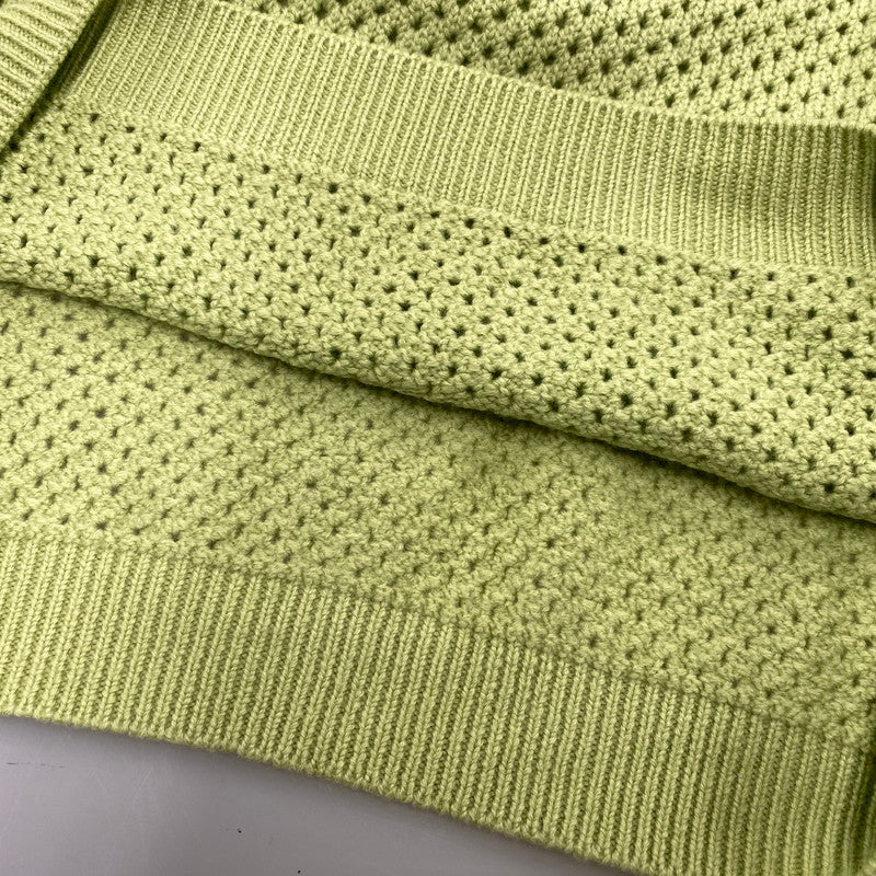 【中古品】【メンズ】 TTT_MSW ティー WOOL PULLOVER KNIT TTT-2021AW-KT05 ウール プルオーバー ニット 142-260524-as-23-izu サイズ：F カラー：ライトグリーン 万代Net店