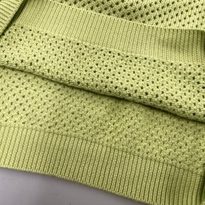 【中古品】【メンズ】 TTT_MSW ティー WOOL PULLOVER KNIT TTT-2021AW-KT05 ウール プルオーバー ニット 142-260524-as-23-izu サイズ：F カラー：ライトグリーン 万代Net店