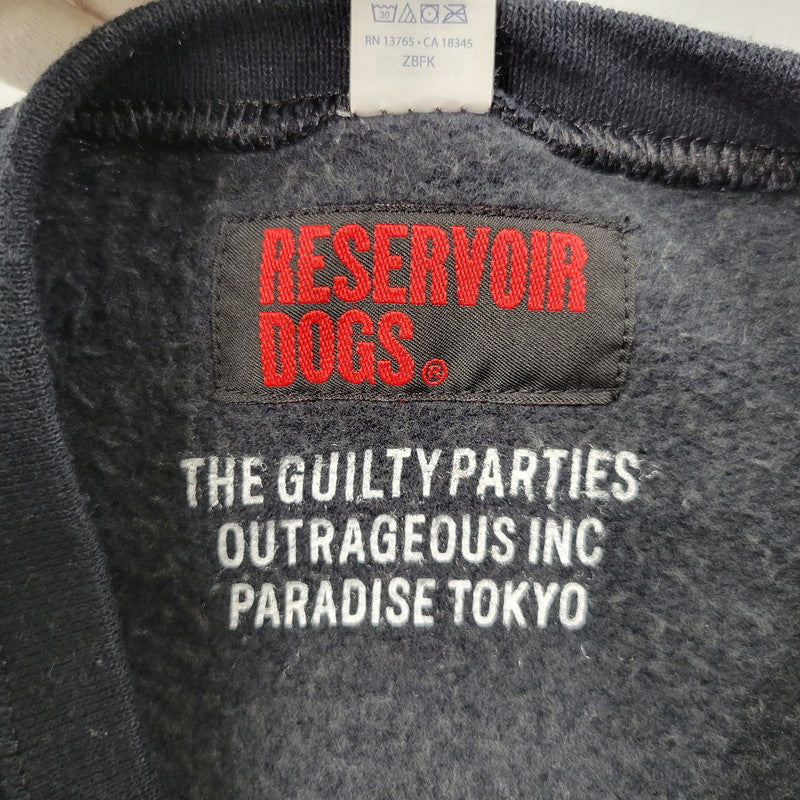 【中古品】【メンズ】 WACKO MARIA ワコマリア RESERVOIR DOGS CREWNECK SWEAT SHIRT MR.ORANGE レザボアドッグス クルーネック スウェットシャツ トレーナー 142-260512-as-18-izu サイズ：L カラー：ブラック 万代Net店