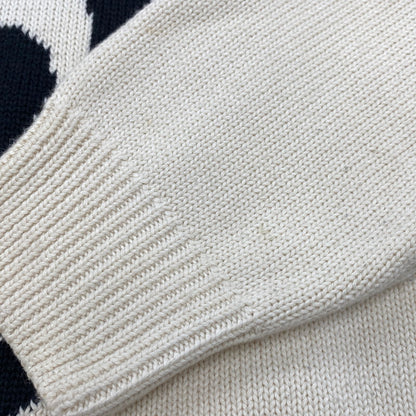 【中古品】【メンズ】 STUSSY ステューシー CURLY S SWEATER 115652 カーリーS セーター ニット 142-260524-as-24-izu サイズ：L カラー：クリーム系 万代Net店