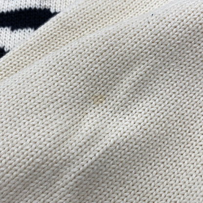 【中古品】【メンズ】 STUSSY ステューシー CURLY S SWEATER 115652 カーリーS セーター ニット 142-260524-as-24-izu サイズ：L カラー：クリーム系 万代Net店