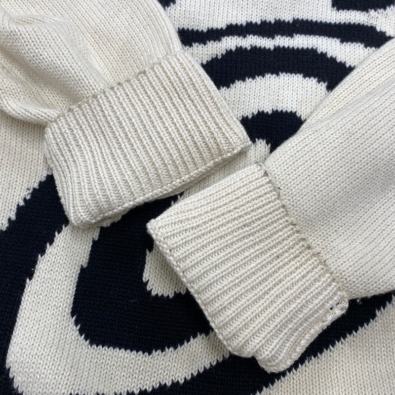 【中古品】【メンズ】 STUSSY ステューシー CURLY S SWEATER 115652 カーリーS セーター ニット 142-260524-as-24-izu サイズ：L カラー：クリーム系 万代Net店
