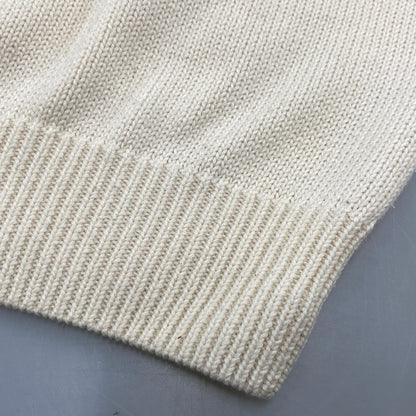 【中古品】【メンズ】 STUSSY ステューシー CURLY S SWEATER 115652 カーリーS セーター ニット 142-260524-as-24-izu サイズ：L カラー：クリーム系 万代Net店