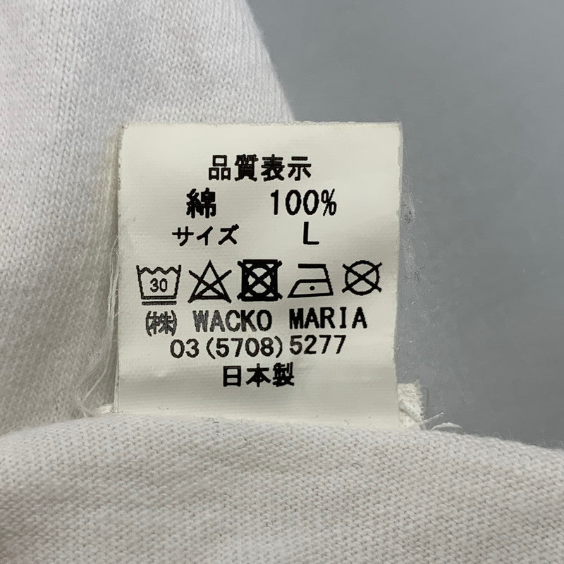 【中古品】【メンズ】 WACKO MARIA ワコマリア PARADICE GUILTY PARTIES POCKET SS TEE パラダイス ギルティーパーティーズ ポケット ショートスリーブ Tシャツ トップス 半袖 142-260728-cs-15-izu サイズ：L カラー：ホワイト 万代Net店