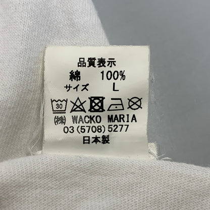 【中古品】【メンズ】 WACKO MARIA ワコマリア PARADICE GUILTY PARTIES POCKET SS TEE パラダイス ギルティーパーティーズ ポケット ショートスリーブ Tシャツ トップス 半袖 142-260728-cs-15-izu サイズ：L カラー：ホワイト 万代Net店