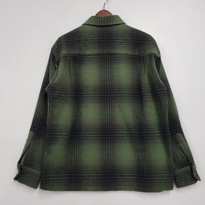 【中古品】【メンズ】 NEIGHBORHOOD ネイバーフッド WOOL HOMBRE CHECK SHIRT LS 232BENH-SHM03 ウールオンブレチェックシャツ 長袖 142-260512-as-15-izu サイズ：S カラー：グリーン 万代Net店