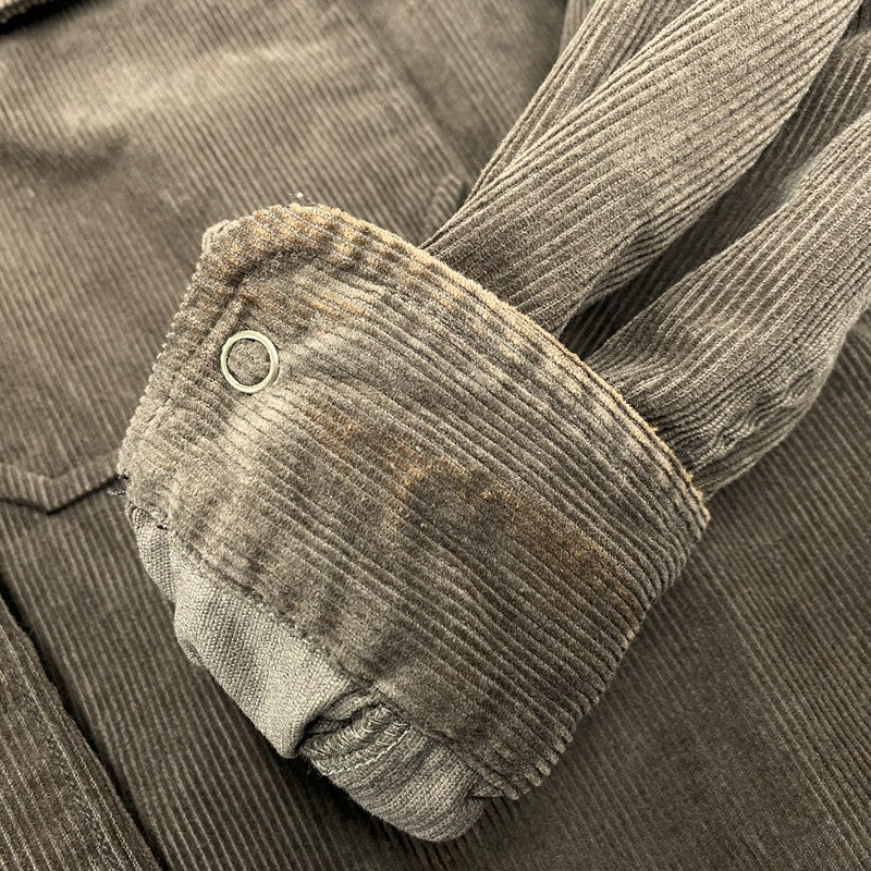 【中古品】【メンズ】 WAX ワックス CORDUROY FATIGUE JACKET WX-0122 コーデュロイ ファティーグジャケット 142-260519-as-20-izu サイズ：M カラー：ブラウン 万代Net店
