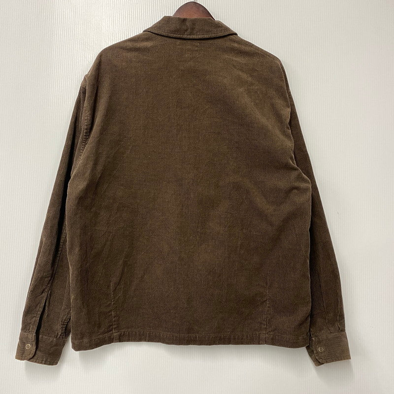 【中古品】【メンズ】 WAX ワックス CORDUROY FATIGUE JACKET WX-0122 コーデュロイ ファティーグジャケット 142-260519-as-20-izu サイズ：M カラー：ブラウン 万代Net店