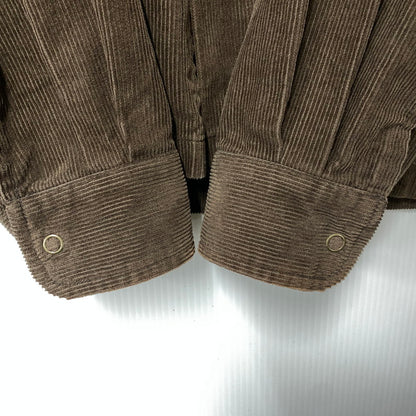 【中古品】【メンズ】 WAX ワックス CORDUROY FATIGUE JACKET WX-0122 コーデュロイ ファティーグジャケット 142-260519-as-20-izu サイズ：M カラー：ブラウン 万代Net店