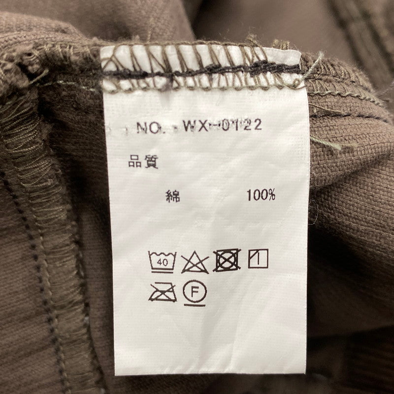 【中古品】【メンズ】 WAX ワックス CORDUROY FATIGUE JACKET WX-0122 コーデュロイ ファティーグジャケット 142-260519-as-20-izu サイズ：M カラー：ブラウン 万代Net店