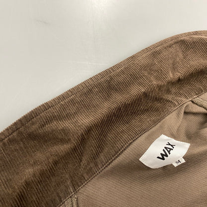 【中古品】【メンズ】 WAX ワックス CORDUROY FATIGUE JACKET WX-0122 コーデュロイ ファティーグジャケット 142-260519-as-20-izu サイズ：M カラー：ブラウン 万代Net店