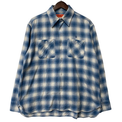 【中古品】【メンズ】 RADIALL ラディアル EL CAMINO - REGULAR COLLARED SHIRT L/S RAD-25SS-SH006 レギュラーカラーシャツ 長袖 142-260519-as-21-izu サイズ：S カラー：ブルー 万代Net店
