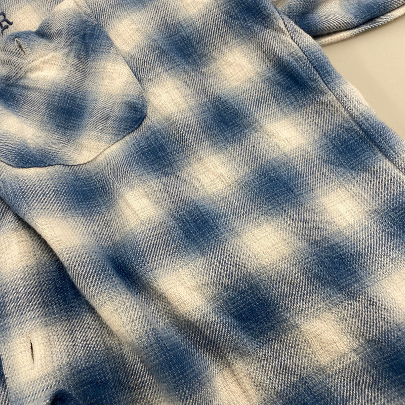 【中古品】【メンズ】 RADIALL ラディアル EL CAMINO - REGULAR COLLARED SHIRT L/S RAD-25SS-SH006 レギュラーカラーシャツ 長袖 142-260519-as-21-izu サイズ：S カラー：ブルー 万代Net店