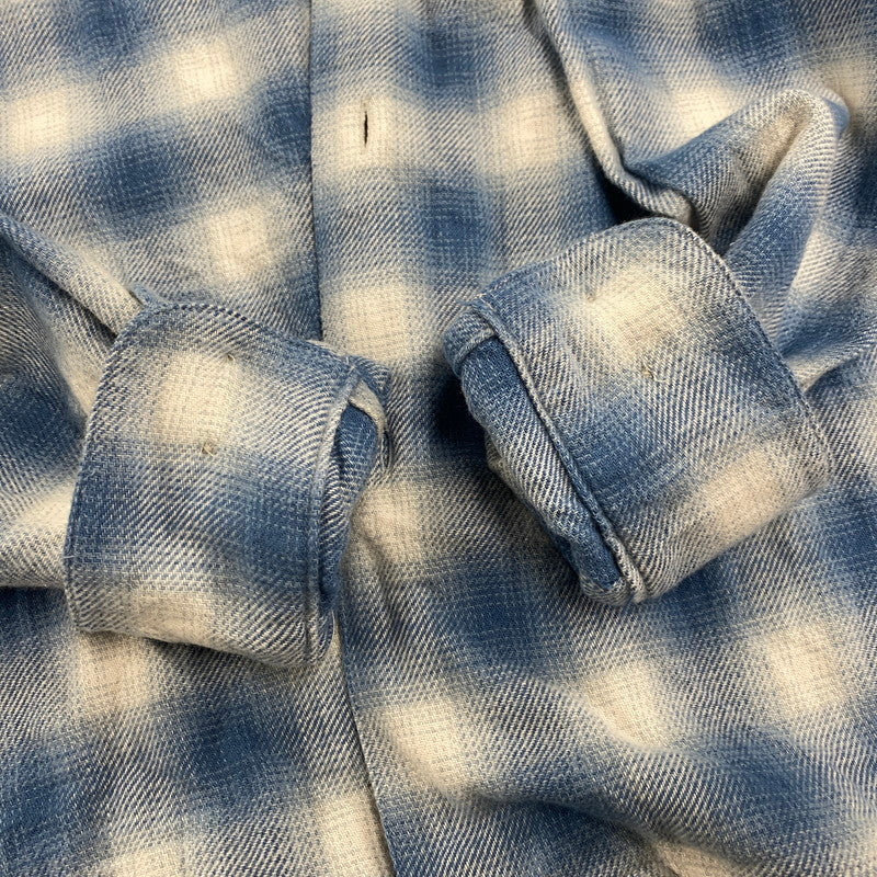 【中古品】【メンズ】 RADIALL ラディアル EL CAMINO - REGULAR COLLARED SHIRT L/S RAD-25SS-SH006 レギュラーカラーシャツ 長袖 142-260519-as-21-izu サイズ：S カラー：ブルー 万代Net店