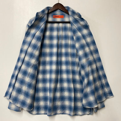 【中古品】【メンズ】 RADIALL ラディアル EL CAMINO - REGULAR COLLARED SHIRT L/S RAD-25SS-SH006 レギュラーカラーシャツ 長袖 142-260519-as-21-izu サイズ：S カラー：ブルー 万代Net店