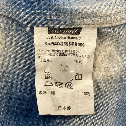 【中古品】【メンズ】 RADIALL ラディアル EL CAMINO - REGULAR COLLARED SHIRT L/S RAD-25SS-SH006 レギュラーカラーシャツ 長袖 142-260519-as-21-izu サイズ：S カラー：ブルー 万代Net店