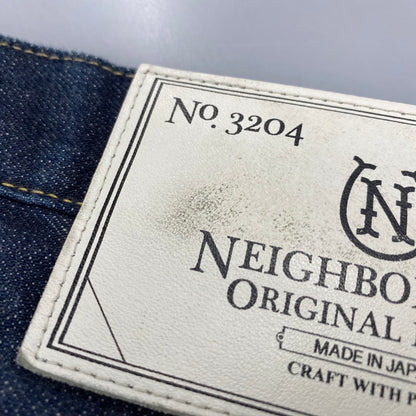 【中古品】【メンズ】 NEIGHBORHOOD ネイバーフッド RIGID.DP NARROW 14OZ-PT 171DCNH-PTM06 リジッド ディープ ナロー デニムパンツ 153-260516-as-09-izu サイズ：S カラー：インディゴ 万代Net店