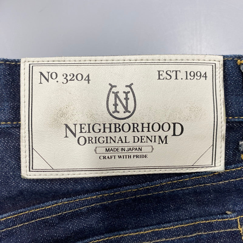 【中古品】【メンズ】 NEIGHBORHOOD ネイバーフッド RIGID.DP NARROW 14OZ-PT 171DCNH-PTM06 リジッド ディープ ナロー デニムパンツ 153-260516-as-09-izu サイズ：S カラー：インディゴ 万代Net店