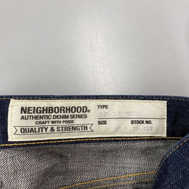 【中古品】【メンズ】 NEIGHBORHOOD ネイバーフッド RIGID.DP NARROW 14OZ-PT 171DCNH-PTM06 リジッド ディープ ナロー デニムパンツ 153-260516-as-09-izu サイズ：S カラー：インディゴ 万代Net店