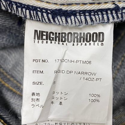 【中古品】【メンズ】 NEIGHBORHOOD ネイバーフッド RIGID.DP NARROW 14OZ-PT 171DCNH-PTM06 リジッド ディープ ナロー デニムパンツ 153-260516-as-09-izu サイズ：S カラー：インディゴ 万代Net店
