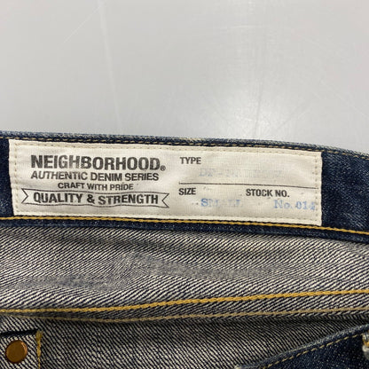 【中古品】【メンズ】 NEIGHBORHOOD ネイバーフッド 142DCNH-PTM06 RIGID.DP NARROW リジッド ディーピー ナロー 14OZ-PT ズボン ボトムス 153-260515-ya-01-izu サイズ：S カラー：インディゴ 万代Net店