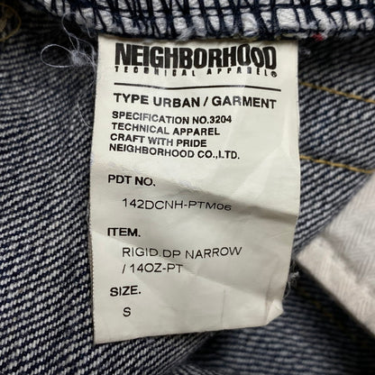 【中古品】【メンズ】 NEIGHBORHOOD ネイバーフッド 142DCNH-PTM06 RIGID.DP NARROW リジッド ディーピー ナロー 14OZ-PT ズボン ボトムス 153-260515-ya-01-izu サイズ：S カラー：インディゴ 万代Net店