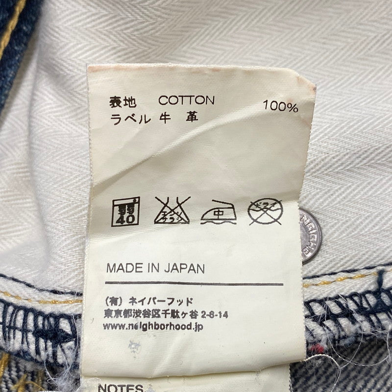 【中古品】【メンズ】 NEIGHBORHOOD ネイバーフッド 142DCNH-PTM06 RIGID.DP NARROW リジッド ディーピー ナロー 14OZ-PT ズボン ボトムス 153-260515-ya-01-izu サイズ：S カラー：インディゴ 万代Net店