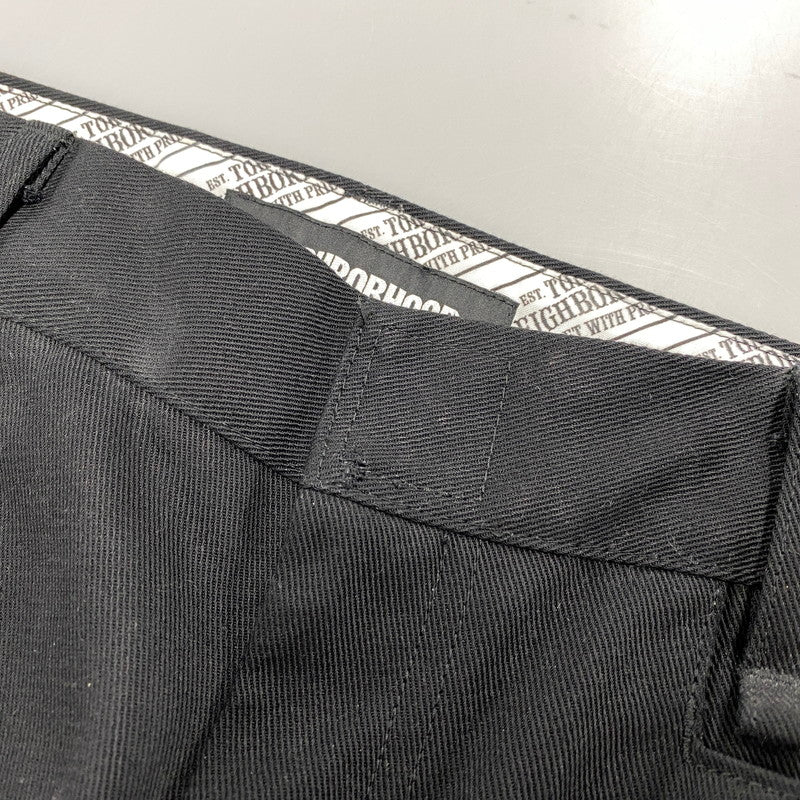 【中古品】【メンズ】 NEIGHBORHOOD ネイバーフッド WP SLIM EC-PT 221BENH-PTM02 パンツ ボトムス 153-260524-as-22-izu サイズ：S カラー：ブラック 万代Net店