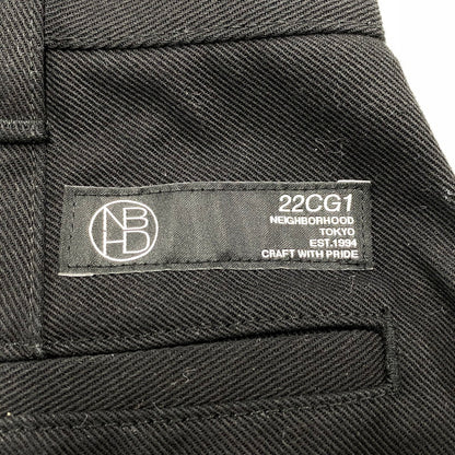 【中古品】【メンズ】 NEIGHBORHOOD ネイバーフッド WP SLIM EC-PT 221BENH-PTM02 パンツ ボトムス 153-260524-as-22-izu サイズ：S カラー：ブラック 万代Net店