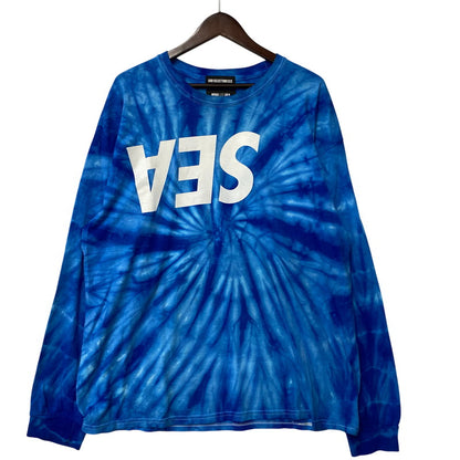 【中古品】【メンズ】 GOD SELECTION XXX ゴッドセレクショントリプルエックス × WIND AND SEA ウィンダンシー TIE-DYE L/S TEE タイダイ 長袖 Tシャツ 142-260524-as-25-izu サイズ：XL カラー：ブルー系 万代Net店