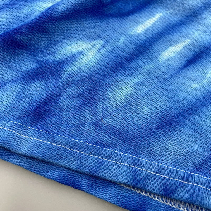【中古品】【メンズ】 GOD SELECTION XXX ゴッドセレクショントリプルエックス × WIND AND SEA ウィンダンシー TIE-DYE L/S TEE タイダイ 長袖 Tシャツ 142-260524-as-25-izu サイズ：XL カラー：ブルー系 万代Net店