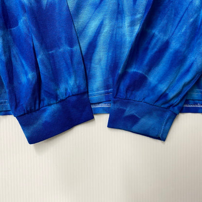 【中古品】【メンズ】 GOD SELECTION XXX ゴッドセレクショントリプルエックス × WIND AND SEA ウィンダンシー TIE-DYE L/S TEE タイダイ 長袖 Tシャツ 142-260524-as-25-izu サイズ：XL カラー：ブルー系 万代Net店