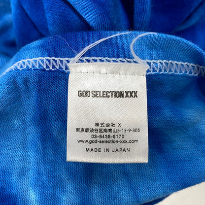 【中古品】【メンズ】 GOD SELECTION XXX ゴッドセレクショントリプルエックス × WIND AND SEA ウィンダンシー TIE-DYE L/S TEE タイダイ 長袖 Tシャツ 142-260524-as-25-izu サイズ：XL カラー：ブルー系 万代Net店
