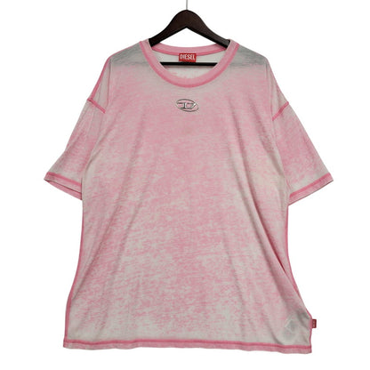 【中古品】【メンズ】 DIESEL ディーゼル A16146 0CPAJ T-BOXT-PAK ティーボックスティーパック トップス 半袖 141-260602-ya-10-izu サイズ：XL カラー：ピンク 万代Net店